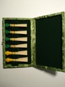 Cañas Fagot Profesional con Estuche acabado en Tela Verde (6 unidades)