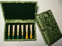 Cañas Fagot Profesional con Estuche acabado en Tela Verde (6 unidades)