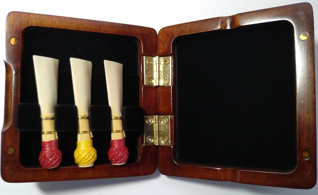 Professional Bassoon Reeds with Wooden Case (3 units)