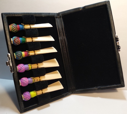 Cañas Fagot Profesional con Estuche acabado en Piel (6 unidades)